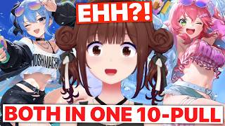 Sora Gets MiComet In The Same 10-Pull (Tokino Sora, Miko, Suisei / Hololive) [Eng Subs]