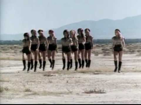 HELL SQUAD (USA; 1986) Clip #4 - Commando Showgirls graduation victory march!