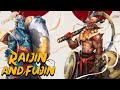 Raijin And Fujin The Gods Of Lightning And Wind Japanese Mythology See U In History