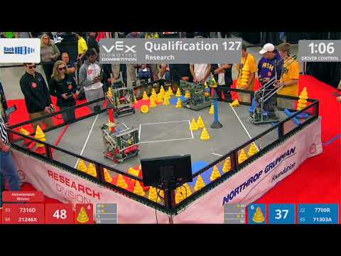 2018 VRC Res Q127 - 7316D 21246X vs 7700R 71303A - 105 to 73