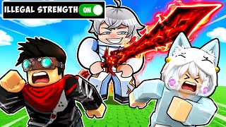 I Accidentally Ruined Lucky Block Rush.. (UNLIMITED STRENGTH?) thumbnail