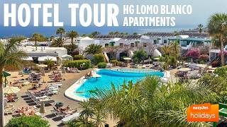 HG Lomo Blanco Apartments Lanzarote | Full Tour | Buffet, Rooms & Pool Area