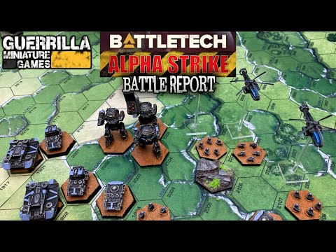 Battletech: Alpha Strike Battle Report - Grey Death Legion vs. Inner Sphere Militia