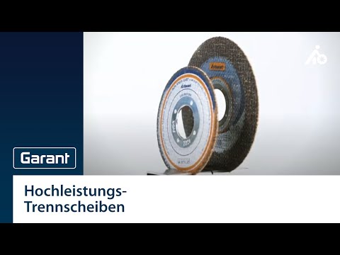 GARANT Hochleistungs-Trennscheiben für Stahl und Edelstahl
