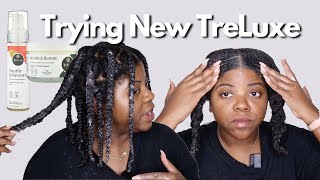 Trying Out the *New* Soothe & Restore Line from TreLuxe | Type 4 Hair