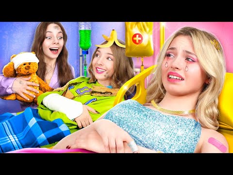 Fille Riche VS Pauvre à l'hôpital | Ma mère m'a quitté