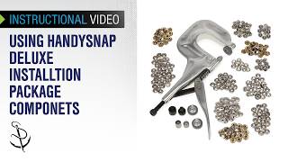 Demonstration of HandySnap® Deluxe Installation Package Components