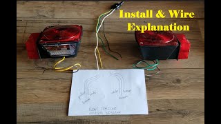 How to Wire Boat Trailer Lights - Wire Diagram, Description, and Install