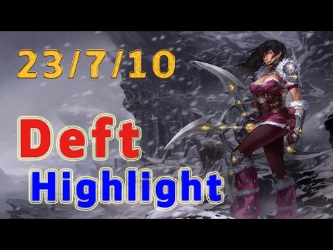 Highlight KT Rolster Deft Sivir ADC vs Vayne Patch 7.4