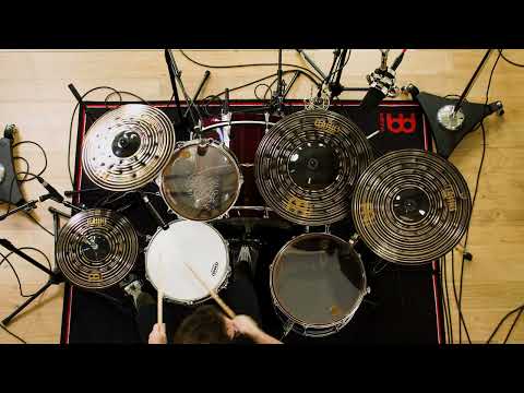 Classics Custom Dark Expanded Cymbal Set by Meinl Cymbals CCD-CS4 - just drums