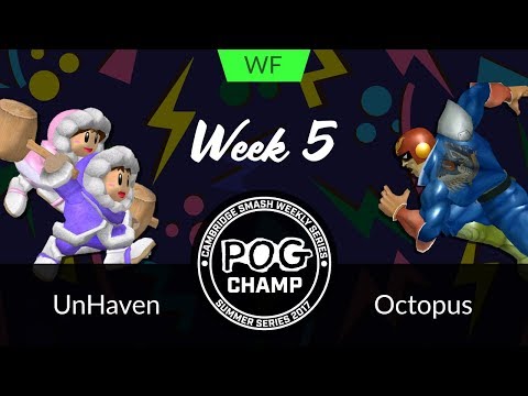 Pog Champ Summer Series #5 Melee - WF - UnHaven (Ice Climbers) vs Octopus (Captain Falcon)