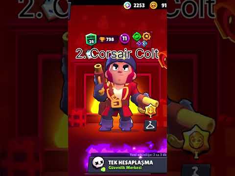 The Top 5 Colt Skins in Brawlstars (in my opinion) 🔥do you agree with me? #viral #brawlstars #game