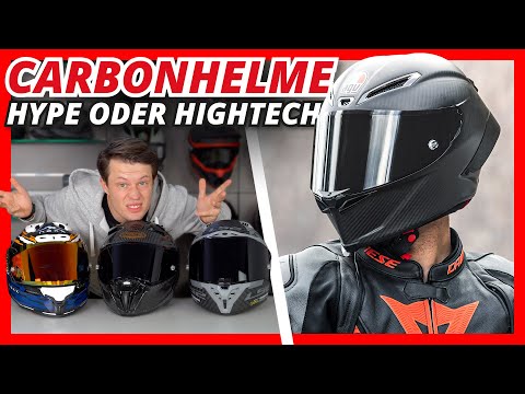 CARBON MOTORCYCLE HELMETS ⛑️ Expensive hype or high-tech?!