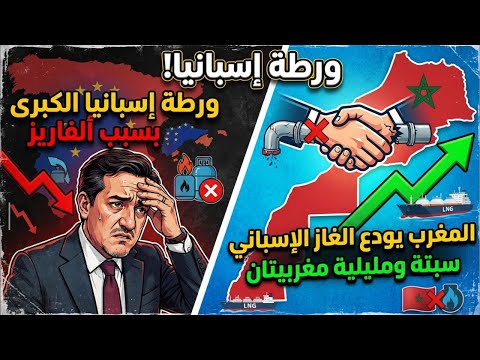 ⚠️ ورطة إسبانيا الكبرى بسبب ألفاريز.. والمغرب يتخلى نهائياً عن الغاز الإسباني! وينهي ابتزاز الطاقة
