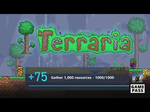 Terraria Monthly Xbox Game Pass Guide - Gather 1,000 resources