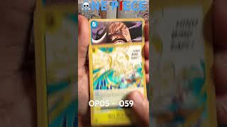 One piece OP05 Secret Rare 🔵! #onepiececardgame #onepiecetcg #awakeningofthenewera #onepiece