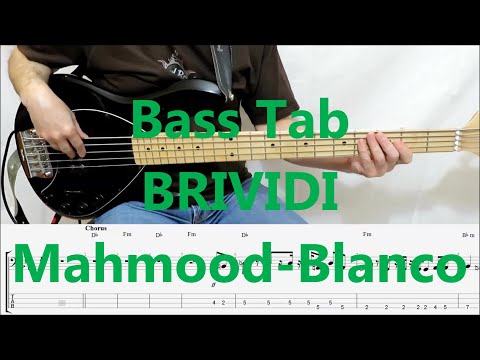 Mahmood, Blanco - Brividi (BASS COVER TABS)