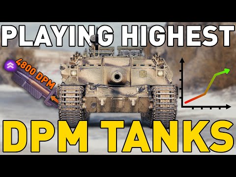 Playing the HIGHEST DPM Tanks in World of Tanks