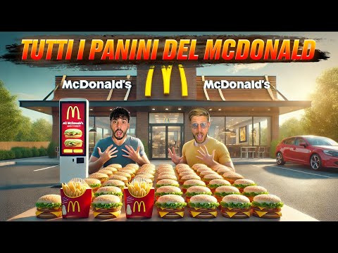 PROVIAMO TUTTI I PANINI ESISTENTI DEL MENÙ DEL MC DONALD - MAMMA MIA QUESTA VOLTA STIAMO GODENDO!