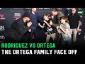 Yair Rodriguez Vs Brian Ortega Face Off With The Ortega Family