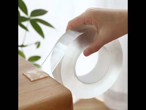Nano Magic Tape Double Sided Tape Transparent No Trace Reusable Waterproof Adhesive Tape