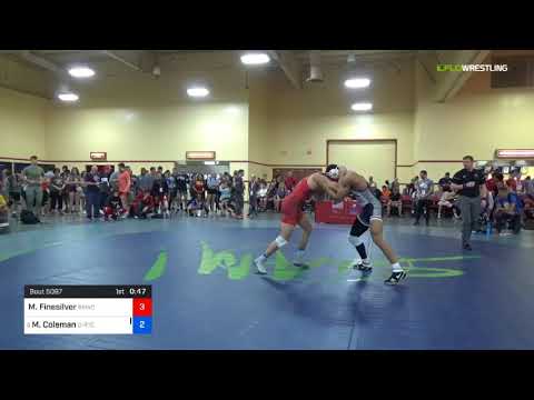 2018 Marine Corps US Open/UWW Junior Freestyle 79 Rnd Of 64 - Matthew Finesilver (BBWC) Vs. Marcus