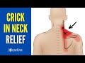 How To Instantly Fix A Crick In Your Neck PAIN TURNING HEAD
