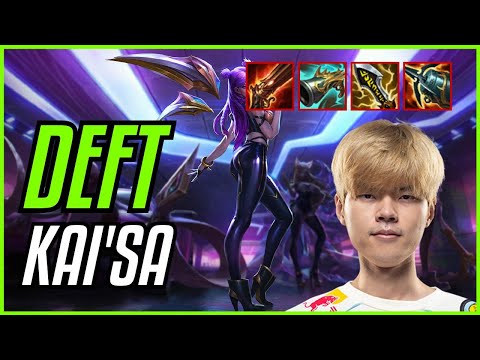 DEFT - KAI'SA vs JINX ADC - KR CHALLENGER - PATCH 11.10