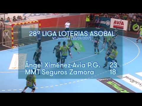 LIGA LOTERIAS ASOBAL J04 Ángel Ximénez-Avia P.G. - MMT Seguros Zamora  23 - 18