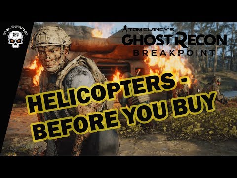 Tom clancy's Ghost Recon Breakpoint : What helicopters should you buy from Gyps to Opheis .