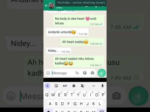 pulihora kalapadam ela😅😅|😅pulihora chat|romatic chat 🥰🥰|how to impress crush |creative |comedy chat|