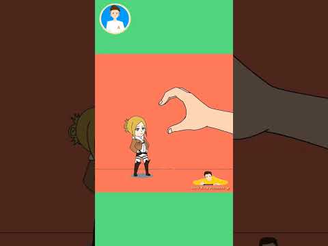 Attack on Titan finger heart - Girls power #attackontitan #shorts #girlpower #mikasa #annie #naruto