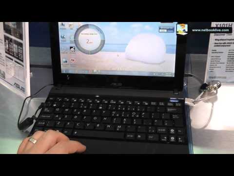 Asus EEE PC X101H with Windows 7 - hands-on at Computex