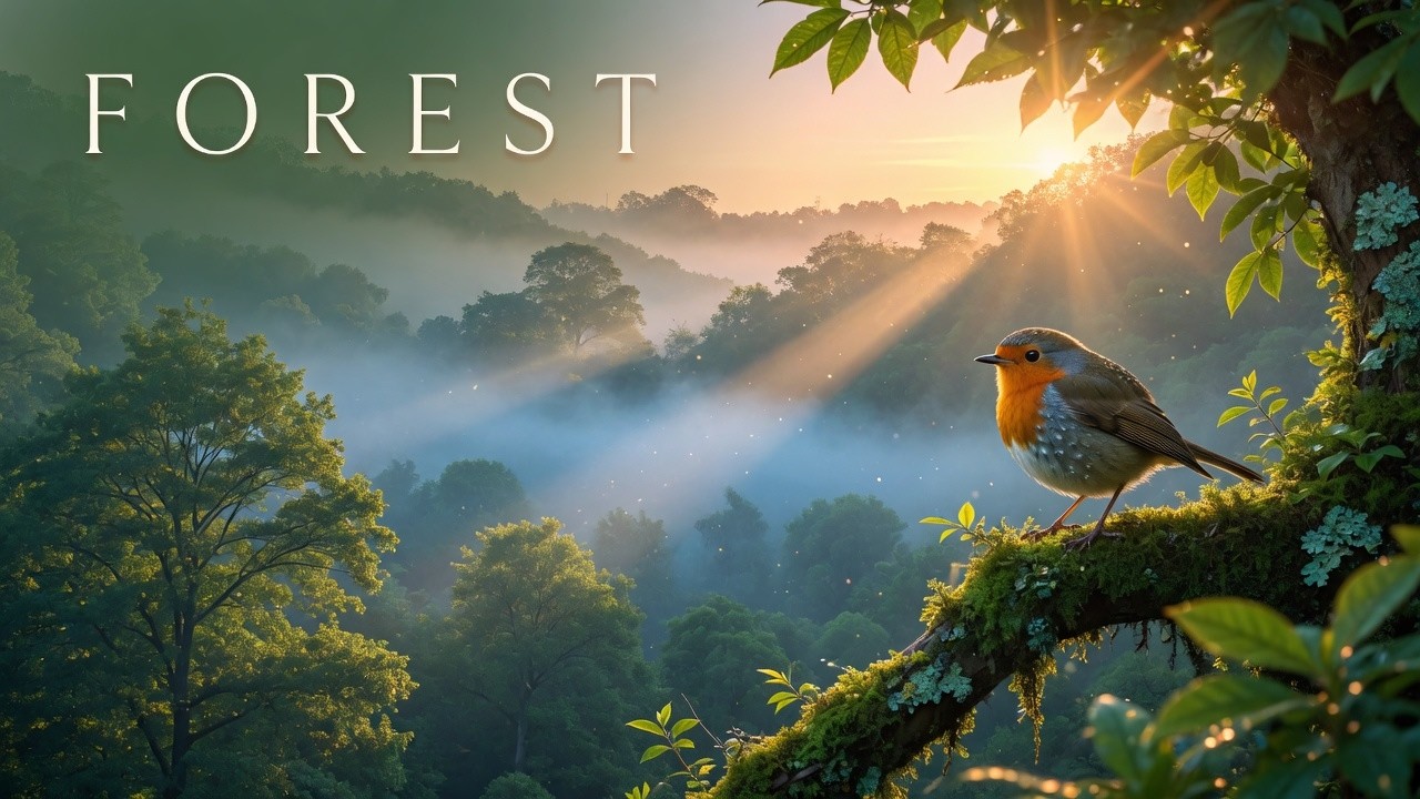 2 Hours Morning Forest Bird Sounds 🌲 Relaxing Birds Singing for Study, Focus & Meditation