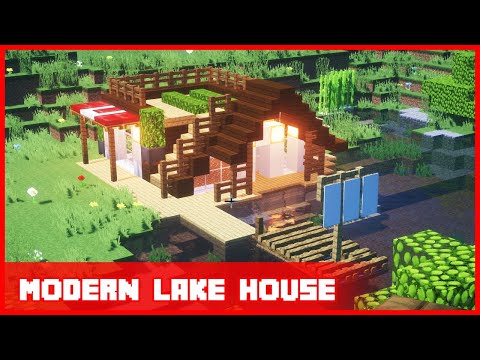 Minecraft Modern Lake House Easy Build