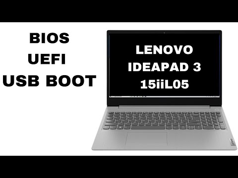 Lenovo IdeaPad 3 BIOS And UEFI USB Boot
