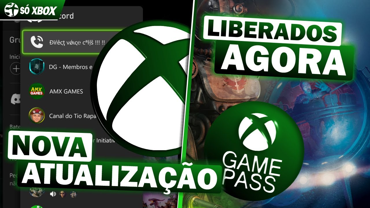 SE LIGA! MAIS JOGOS LIBERADOS com GAME PASS e NOVA ATUALIZAÇÃO no XBOX!