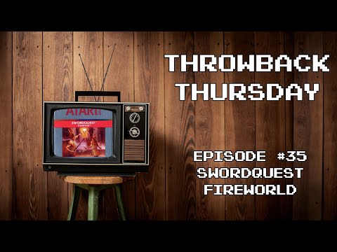 Swordquest: Fireworld Atari 2600 Gameplay (Throwback Thursday - Episode 35)