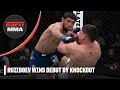 Nursulton Ruziboev wins UFC debut with 1st-round knockout at #UFCVegas76 | ESPN MMA