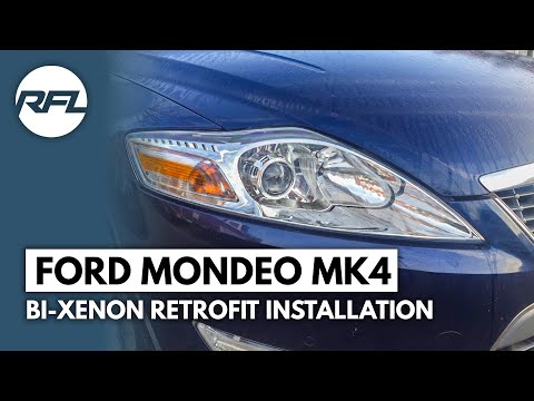 Ford Mondeo Mk4 / MkIV bi-xenon HID D1S projector replacement DIY Headlight Upgrade and repair