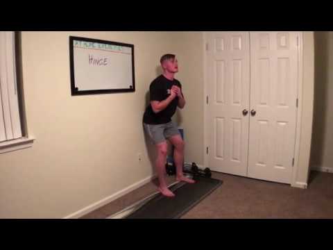 Basic Hinge Tutorial. How to Exercise legs at home.
