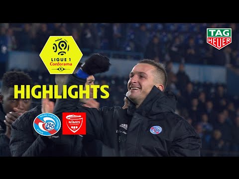 RC Strasbourg Alsace - Nîmes Olympique ( 4-1 ) - Highlights - (RCSA - NIMES) / 2019-20