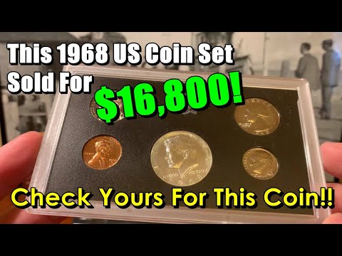 COMMONLY OVERLOOKED 1968 US Coin Set Sells For $16,800 - Because Of One Coin!!