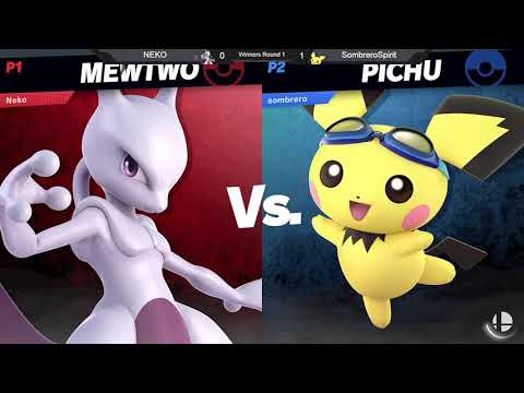 USK7 WR1 - NEKO (Mewtwo) vs SombreroSpirit (Pichu) - Smash Ultimate