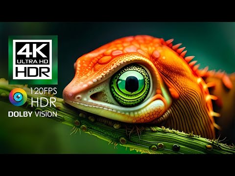 Plannet Animals 8K ULTRA HD - Wild Animals of Rainforest With Calming Music