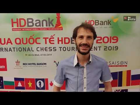 Georgia no.1 GM Ivan Cheparinov at 9th HDBank International Open 2019