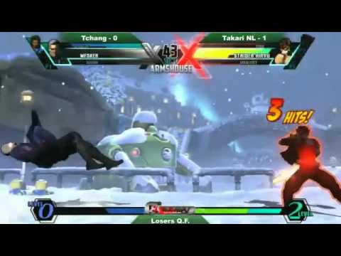 Tchang vs Takari NL - Losers Q.F. UMVC3 Bushido Impact