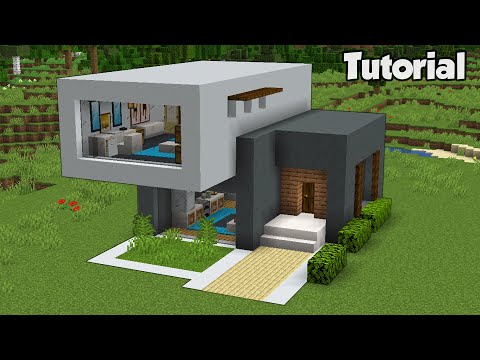 WiederDude - Minecraft: How to Build a Modern House Tutorial (Easy) #36 +Interior video in the Description!