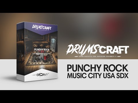 Superior Drummer 3 Preset for Music City USA SDX | #𝐃𝐑𝐔𝐌𝐒𝐂𝐑𝐀𝐅𝐓 𝐏𝐮𝐧𝐜𝐡𝐲 𝐑𝐨𝐜𝐤