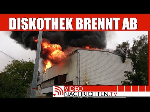 Diskothek im Vollbrand, Nachbarhäuser in Kaufbeuren evakuiert | Nachrichten | VideonachrichtenTV